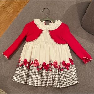 Mayoral Holiday Dress. Size 12M